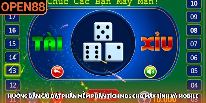 Hướng dẫn cài đặt phần mềm phân tích MD5 cho máy tính và mobile tool hack tài xỉu md5