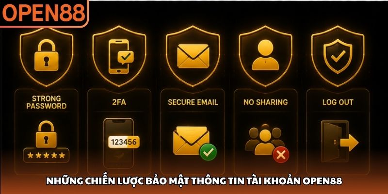 Những chiến lược bảo mật thông tin tài khoản OPEN88 cách lấy lại tài khoản OPEN88